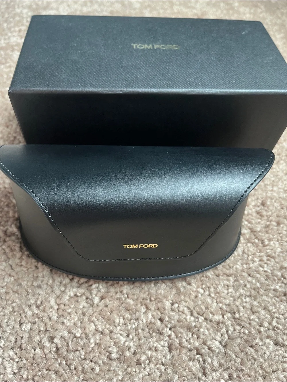 Tom Ford Rose Gold Metal Sunglasses with Brown Lenses
